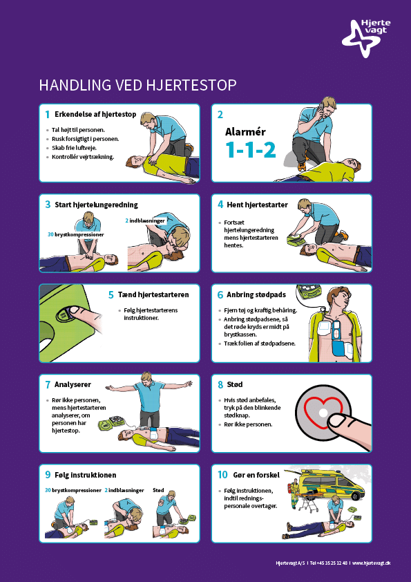 Hjertevagt Handling ved hjertestop