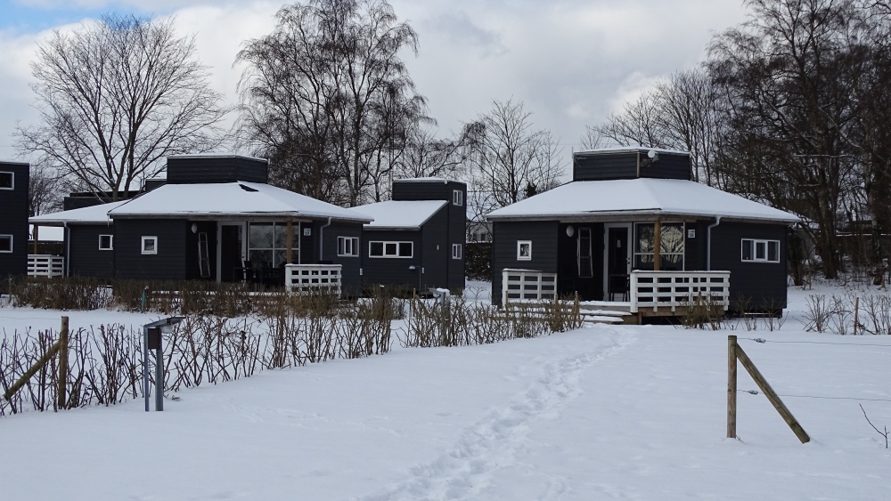 Luxury WinterCottage for 6 people on 25 m2 with bath and kitchen with dishwasher