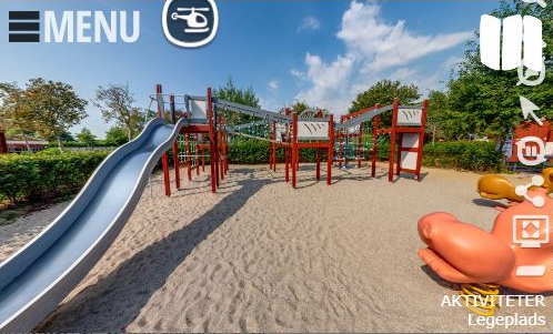 Camping for børn - se legeplads tag en virtuel tour