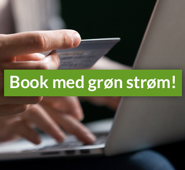 Vores bookingsystem, anvender kun grøn energi