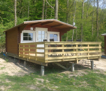 Ein echter Hüttenurlaub in einer Blockhütte mit Ruhe und Frieden