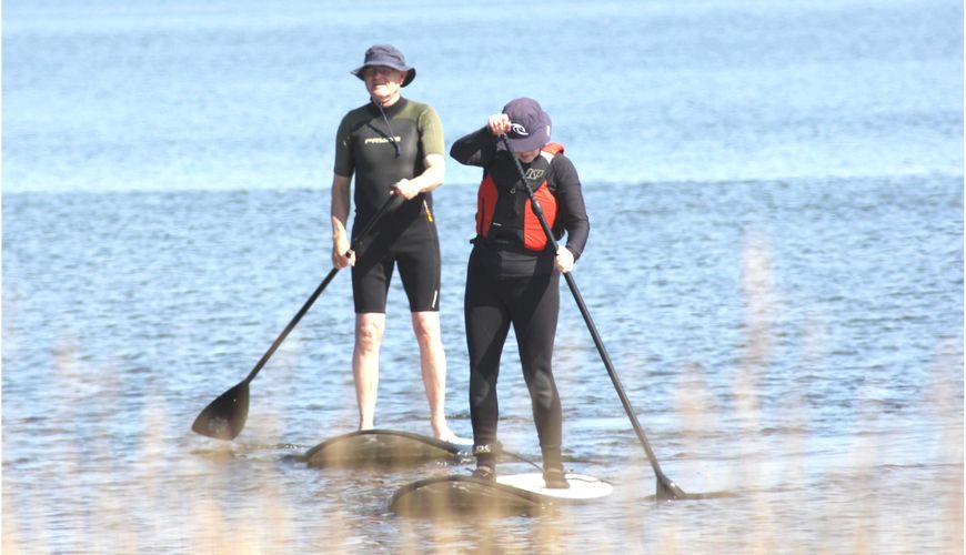 sup board sejlads pa horsens fjord