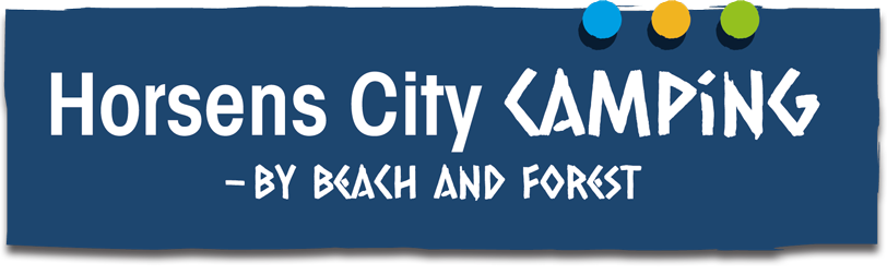 Horsens city camping logo blaa GB shadow