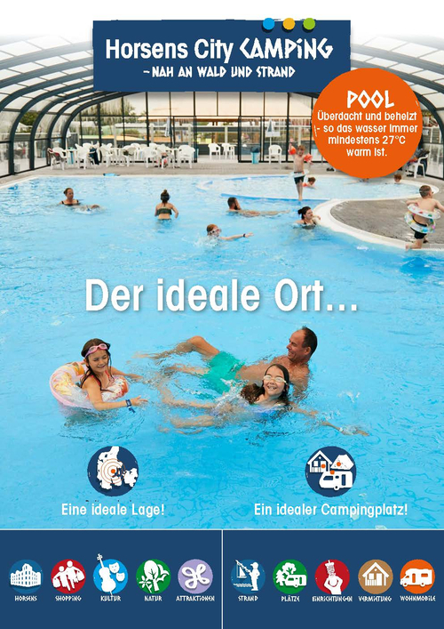Prospekt für Horsens City Camping