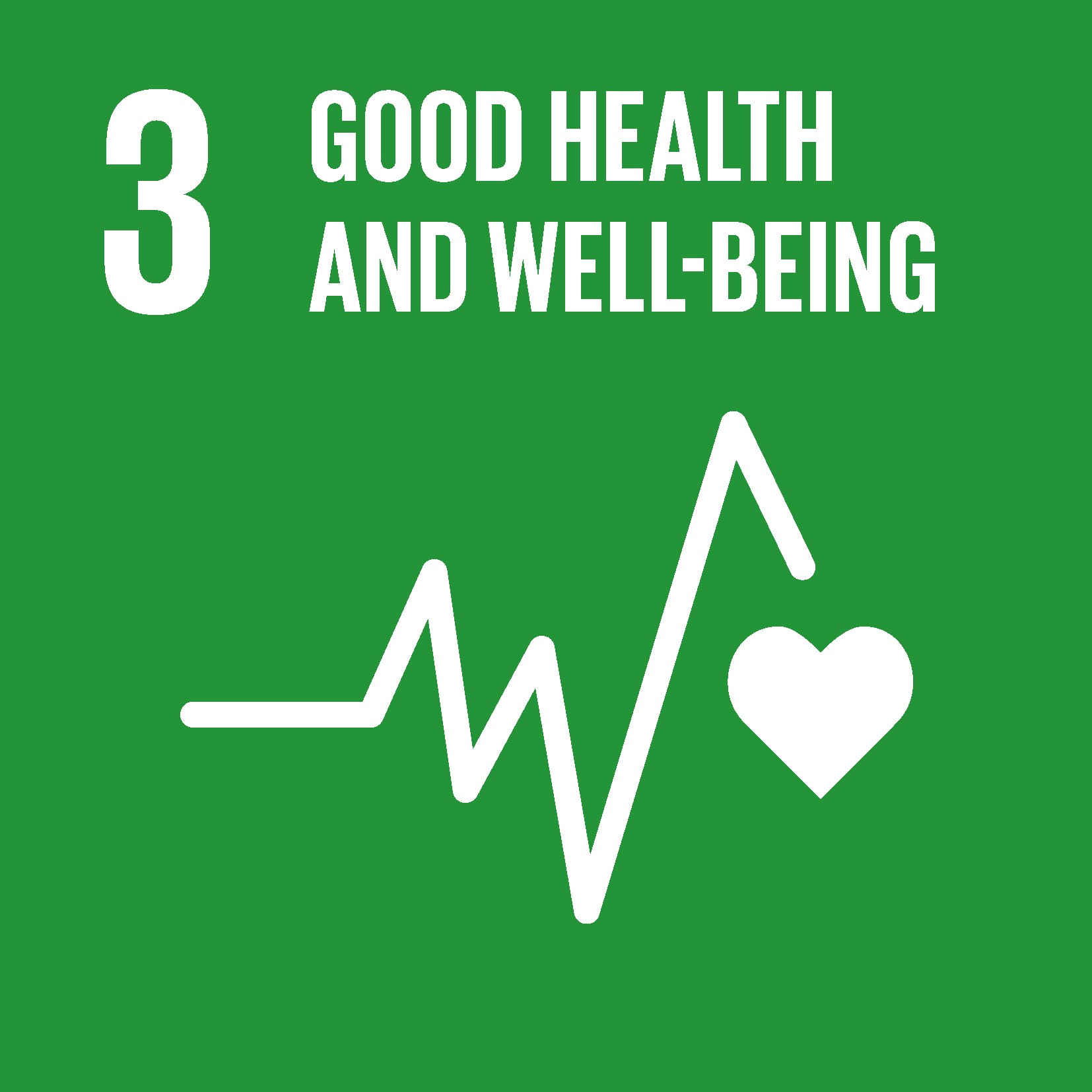 The Global Goal 3 Good health and well-being