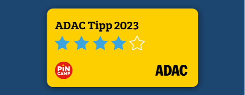 ADAC giver sin anbefaling med 4 stjerne - ADAC TIPP 2023