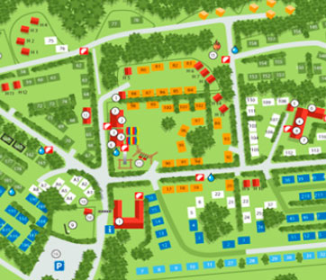 map of the campsite